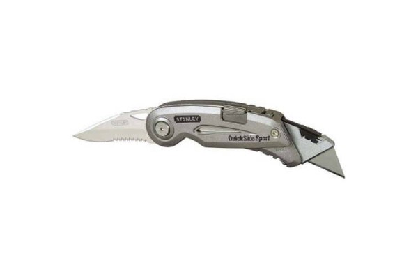 Ніж складаний QUICKSLIDE SPORT UTILITY KNIFE з двома лезами STANLEY 0-10-813