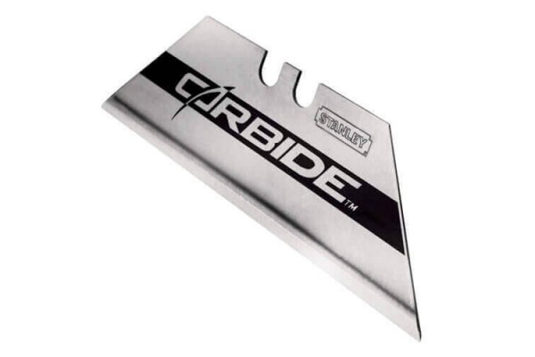 Леза запасні для опоряджувальних робіт, трапецевідние Carbide, довжиною 62 мм, шириною 19 мм, товщиною 0.6 мм, 5 штук STANLEY 0-11-800