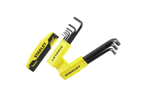 Набір з деcяти шестигранних метричних ключів HEX GRIP STANLEY 0-89-904