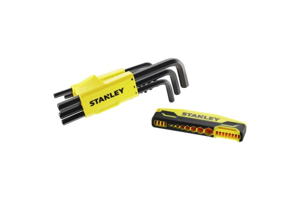 Набір з деcяти шестигранних метричних ключів HEX GRIP STANLEY 0-89-904