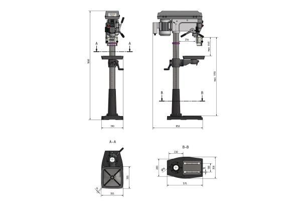 Свердлильний верстат Optimum OPTIdrill DQ 32