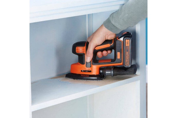 Шліфмашина вібраційна акумуляторна BLACK+DECKER BDCDS18N