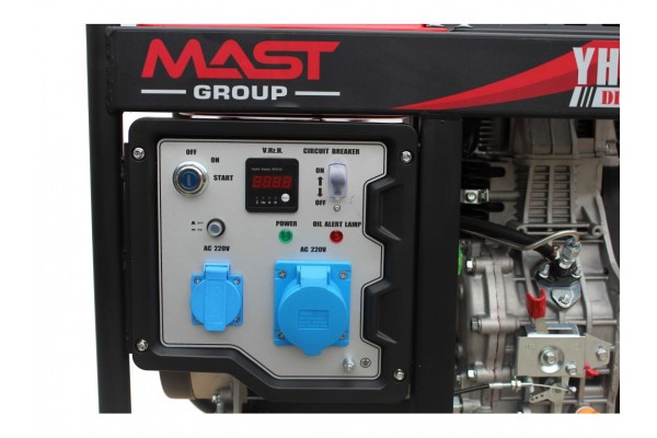 Дизельний генератор MAST GROUP YH11000AE + газова плитка Orcamp CK-505 + 4 газових картриджа 400 мл