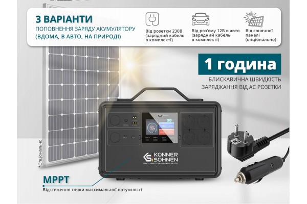 Портативна зарядна станція KS 2400PS