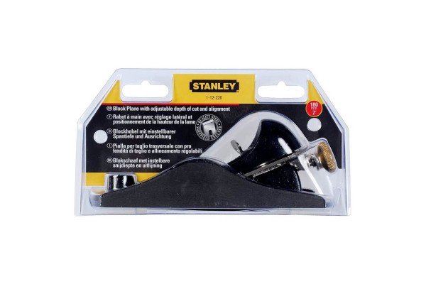 Рубанок торцевої з регулюванням леза STANLEY 1-12-220