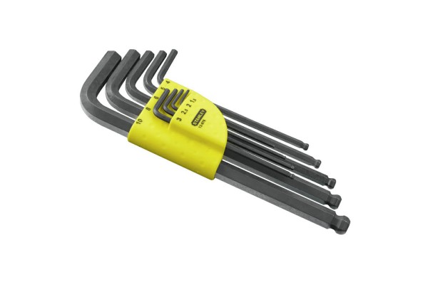 Набір з дев’яти шестигранних метричних ключів STANLEY 1-13-976