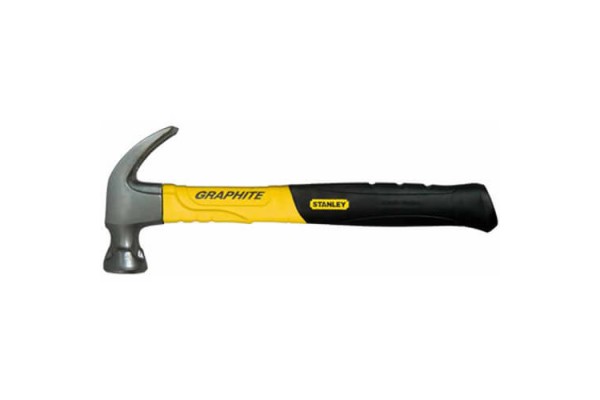 Молоток Graphite Curve Claw з вагою головки 450 г, з загнутим цвяходером STANLEY 1-51-505