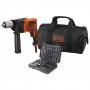 Дриль мережевий ударний BLACK+DECKER BEH850