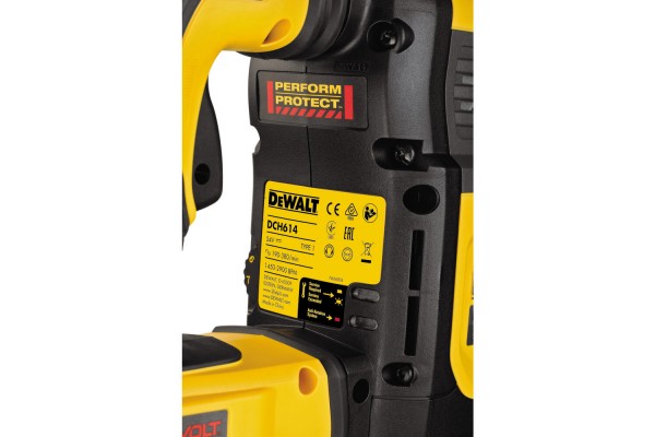 Перфоратор акумуляторний безщітковий SDS-MAX DeWALT DCH614N