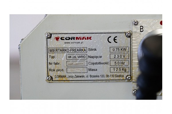 Фрезерний верстат CORMAK HK-25L Vario