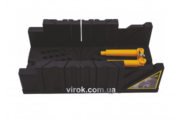 Стусло пластикове із затискачами VIROK 320 х 120 х 75 мм (4.5"+M)