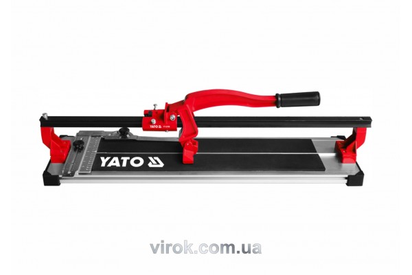 Плиткоріз ручний YATO з ковзаючим повзунком і 1-ю направляючою 80 cм