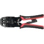 Кліщі для обтискання і зачистки проводів YATO, тип RJ45, RJ10, RJ11, L= 205 мм