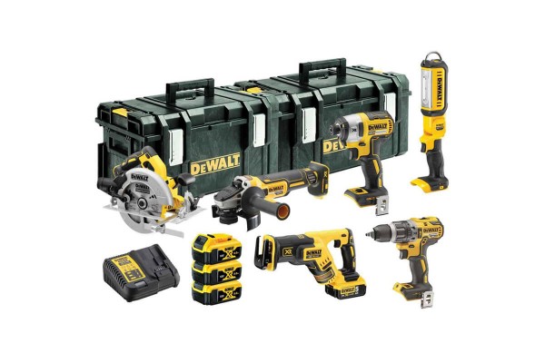 Набір з шести інструментів безщіткових DeWALT DCK623P3