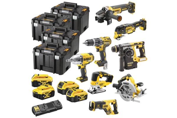 Набір з восьми інструментів акумуляторних DeWALT DCK865P4T