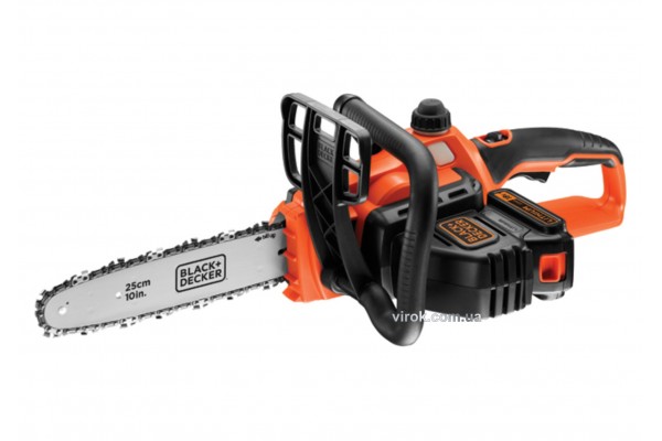 Ланцюгова пила акумуляторна Black+Decker Li-Ion 18 В 2 Агод шина 25 см