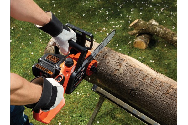 Ланцюгова пила акумуляторна Black+Decker Li-Ion 18 В 2 Агод шина 25 см