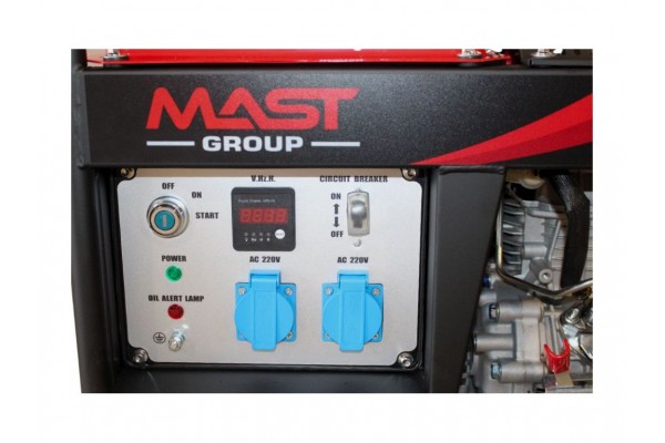 Дизельний генератор MAST GROUP YH4000AE + газова плитка Orcamp CK-505 + 4 газових картриджа 400 мл