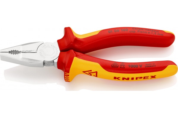 Плоскогубці KNIPEX 160 мм (01 06 160)