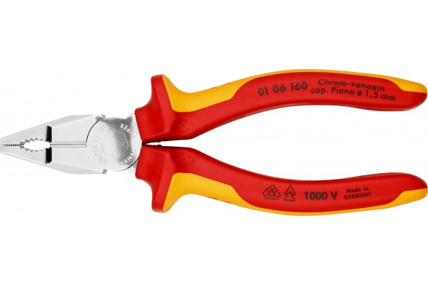 Плоскогубці KNIPEX 160 мм (01 06 160)