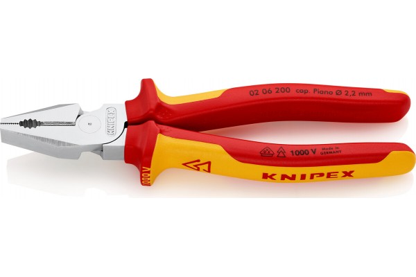 Плоскогубці KNIPEX 200 мм (02 06 200)