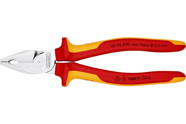 Плоскогубці KNIPEX 200 мм (02 06 200)