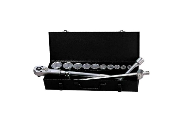 Набір головок 3/4" 19-50 мм Whirlpower 21 од. у металевому кейсі (1616-0221)
