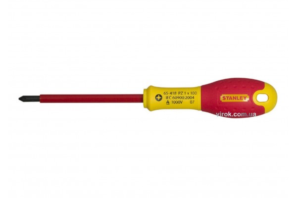 Викрутка діелектрична хрестова STENLEY "FatMax VDE 1000V" PZ1 x 100 мм