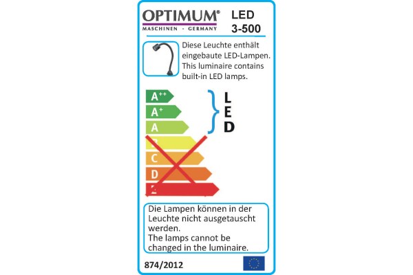 Світлодіодний верстатний світильник Optimum LED 3-500