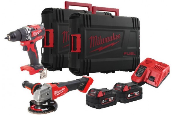 Набір акумуляторних інструментів Milwaukee M18FPP2BG-502X (4933492522)