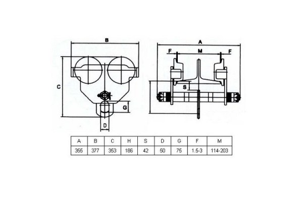 Кішка ручна GART Lifting 5 T(01246)