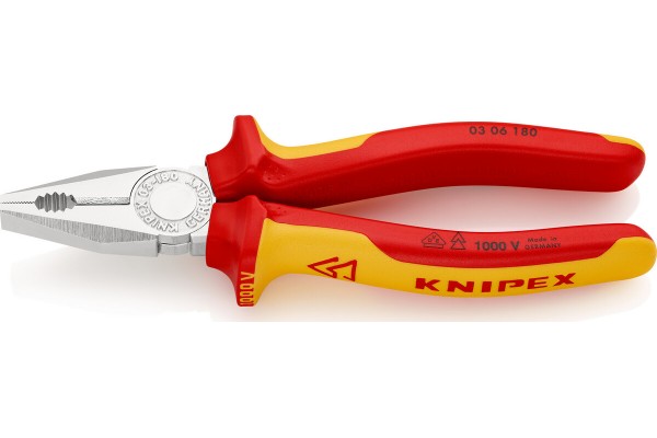 Плоскогубці KNIPEX 180 мм (03 06 180)