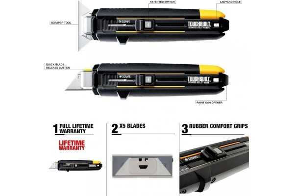 Ніж-скребок універсальний ToughBuilt (TB-H4S5-01)