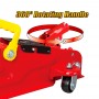 Домкрат підкатний 2т GTM T820050R гідравлічний з поворотною ручкою