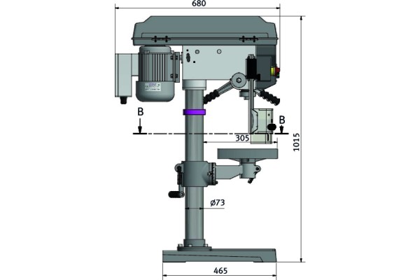 Свердлильний верстат по металу OPTIdrill D 23Pro (380 В)