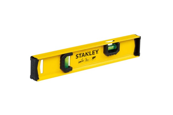 Рівень BASIC I-BEAM з алюмінію довжиною 300 мм з двома капсулами STANLEY 0-42-072