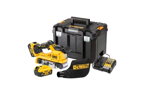 Шліфмашина стрічкова акумуляторна безщіткова DeWALT DCW220P2