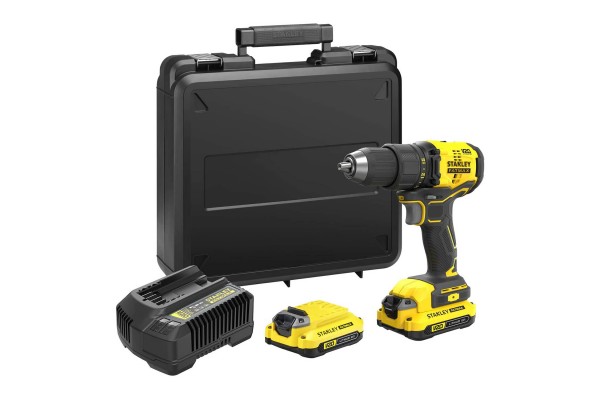 Дриль-шурупокрут безщітковий акумуляторний STANLEY FATMAX SFMCD710D2K