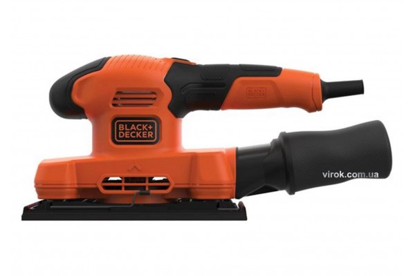 Шліфмашина вібраційна Black+Decker 150 Вт 14000 об/хв 92 х 230 мм