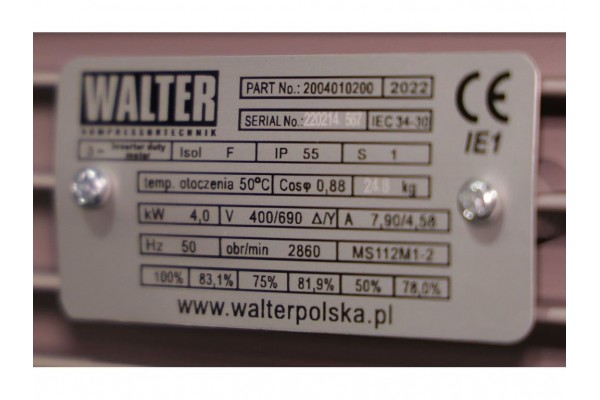 Компресор поршневий WALTER GK 630-4,0/270 P