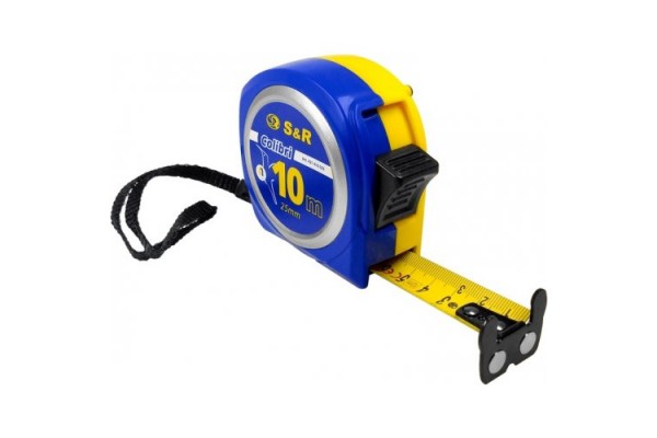 Рулетка S & R 10 м Mustang ABS корпус(421410025)