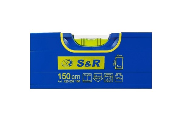 Ручний рівень S & R 150 см. 425 032 150
