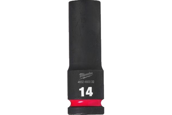 Головка Milwauke ShW Impact Socket Deep 14 мм, 1/2 (4932480332)