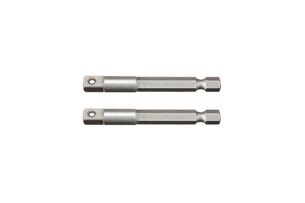 Перехідник з HEX 1/4" на квадрат 1/4" Whirlpower 100 мм 2 од (969-2-21-10014)