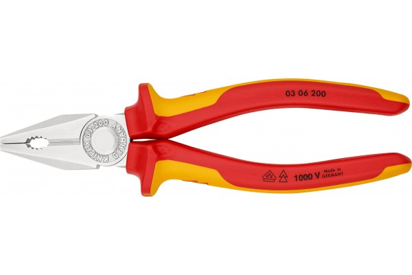 Плоскогубці KNIPEX 200 мм (03 06 200)