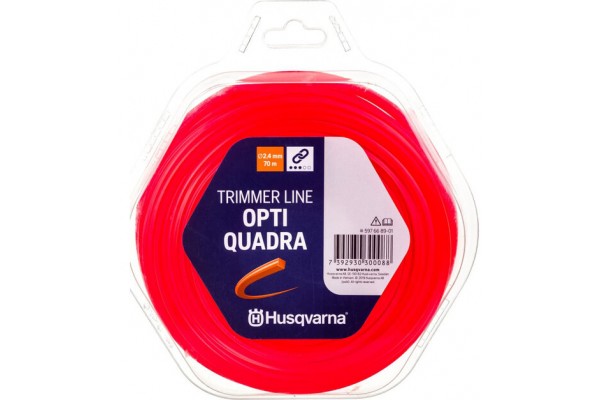 Волосінь для тримера Husqvarna Opti Quadra 2.4 мм, 70 м (5976689-01)