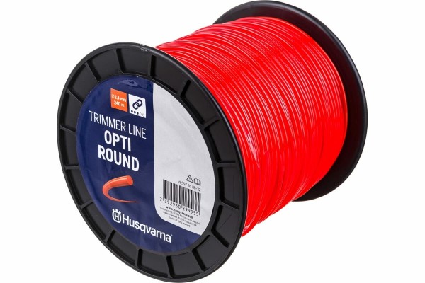 Волосінь для тримера Husqvarna Opti Round 2.4 мм, 240 м (5976688-22)