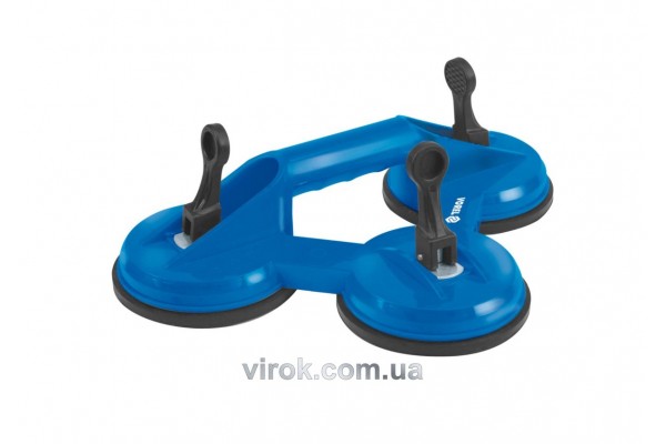 Присоска для скла потрійна VOREL 115 мм 100 кг