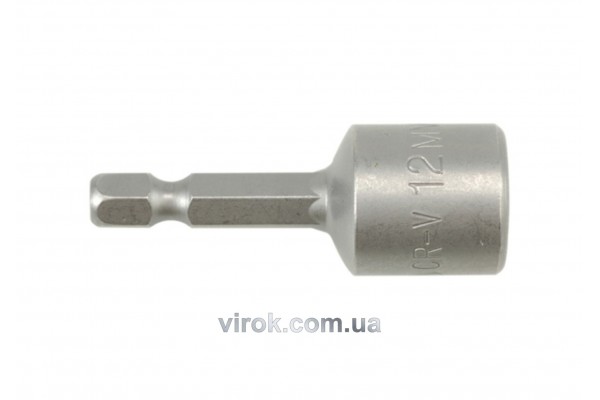 Насадка торцева магнітна YATO HEX-1/4" 12 х 48 мм