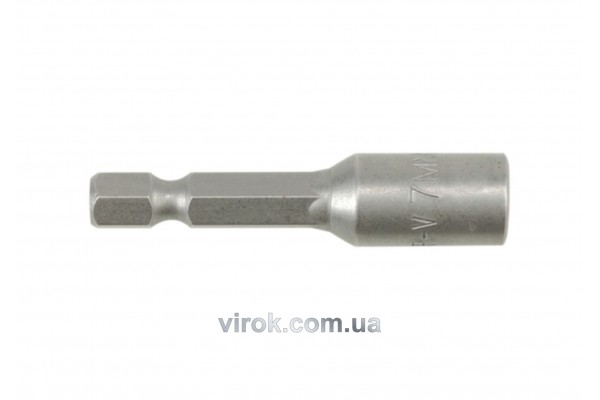 Насадка торцева магнітна YATO HEX-1/4" 7 х 48 мм